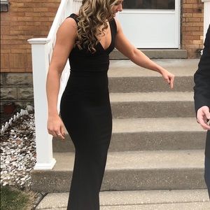 Black formal gown